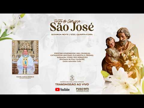 2ª NOITE - NOVENÁRIO DE SÃO JOSÉ 2026 I DISTRITO SÃO JOSÉ | POÇO VERDE-SE