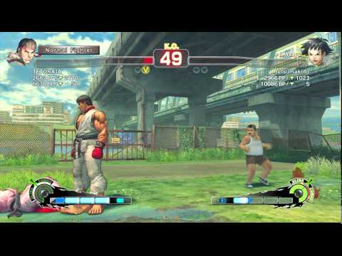 USFIV~ Makoto (testumakoto) vs.  Ryu (TETORAJA) HD