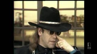 Elton John '86 says "He NEVER Collaborated w/ Bernie Taupin on ANYTHING'!