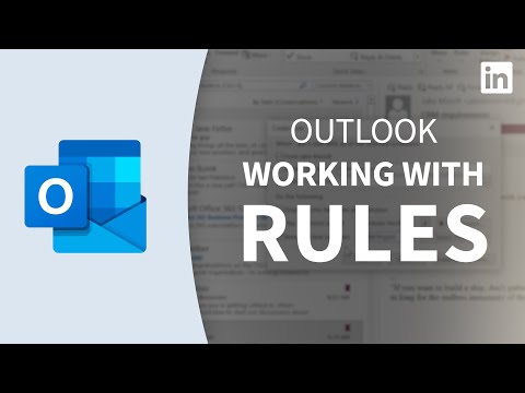 Outlook Tutorial Working with Rules