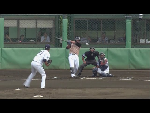 【ファーム】2アウトから繋いで先制点!! ファイターズ・森山のタイムリー!! 2019/9/24 L-F(ファーム)