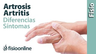 Artrosis y Artritis - Qué es, diferencias, causas y síntomas