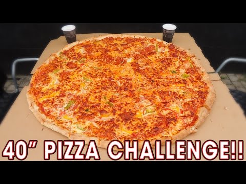 SCOTLAND'S BIGGEST 40" PIZZA CHALLENGE!! Video
