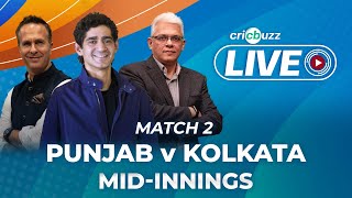 #PBKSvKKR | Cricbuzz Live: Match 2, Punjab v Kolkata, Mid-innings show