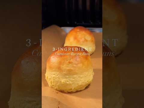 3 Ingredient Carnivore Burger Buns!