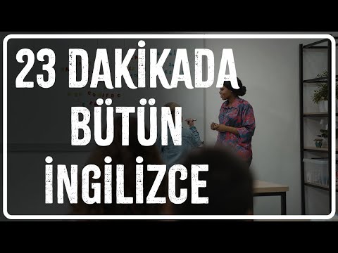 23 DAKİKADA BÜTÜN İNGİLİZCE KONULARINI TEKRAR ET!