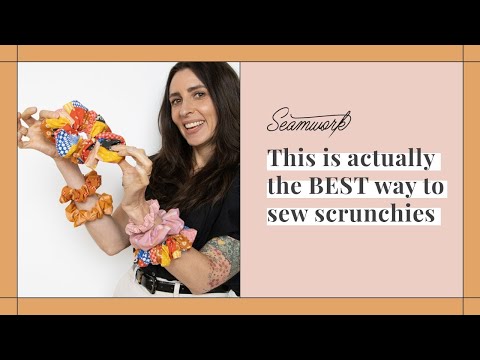 The EASIEST Scrunchie Tutorial Ever (No Pattern...