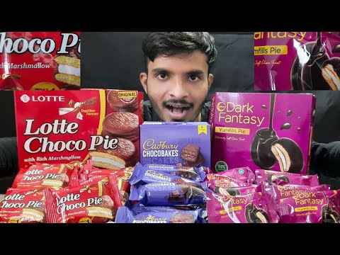 Dark Fantasy with Lotte Choco Pie with Cadbury Chocobakes