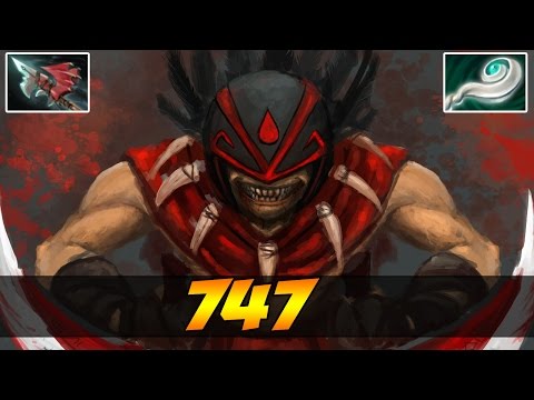 747 8000 MMR Bloodseeker 2 Games - Dota 2