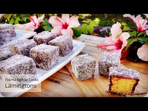 Lamingtons step by step recipe. Light and fluffy and so delicious. ❤️