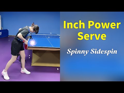 The Inch Power Serve: How to serve with Maximum Sidespin with Minimum Effort