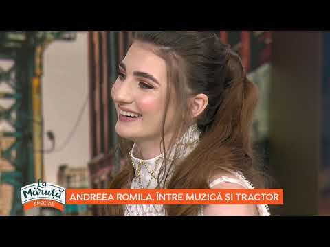 Andreea Romila, între muzică și tractor