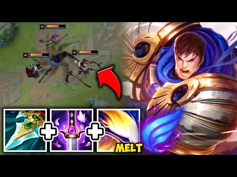 GAREN IS A LEGIT BUZZ SAW WITH FULL LETHALITY BUILD! (ONE SHOT ANYONE) - League of Legends