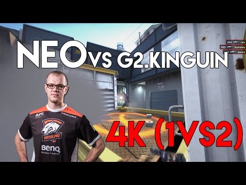 NEO vs. G2.Kinguin - 4K (1vs2 clutch) @ DreamHack Cluj-Napoca