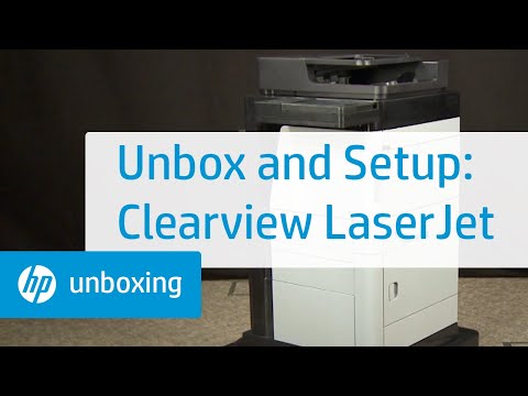 Unboxing a Clearview LaserJet Printer | HP Printers | HP