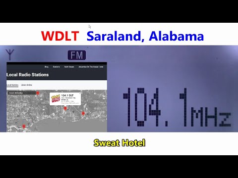 104.1 WDLT - Saraland, Alabama captada en Zapopan, México