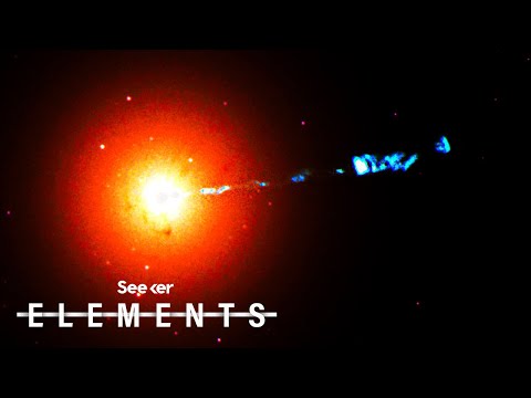 この巨大なブラックホールは、光速の99％の速度でジェット機を爆破しています。 (This Massive Black Hole Is Blasting a Jet at 99% the Speed of Light)