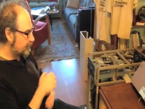 Vintage PERQ workstation first power up