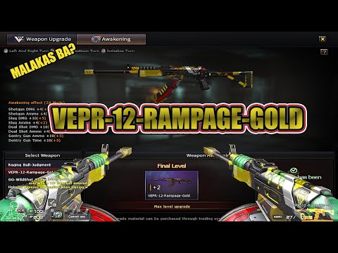 CFPH: Obtained "VEPR-12-Rampage-Gold" + Gameplay Preview! - Malakas kaya?
