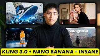 The NEW Way to Create Cinematic AI Ads (Kling 3.0 + Nano Banana Pro)