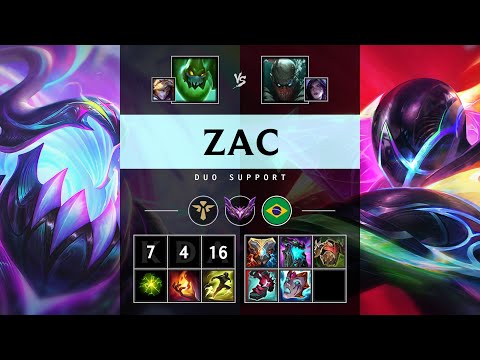 Zac Support vs Pyke - BR Master Patch 25.09