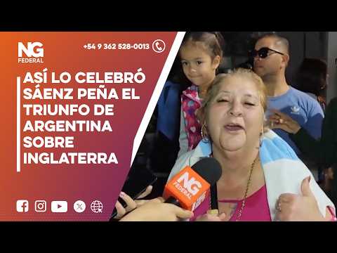 ASÍ LO CELEBRÓ SÁENZ PEÑA