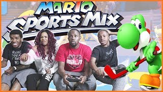 CRAZY COIN COMEBACK!! - Mario Sports Mix Hockey Wii U Gameplay