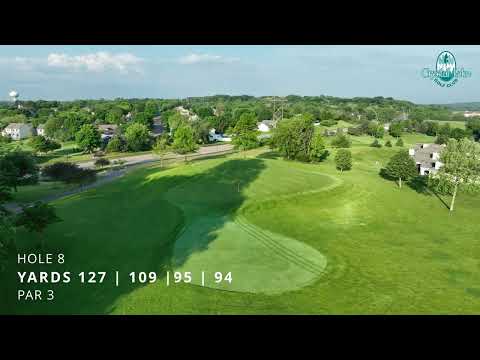 Crystal Lake Golf Club - Hole 8 Drone Flyover