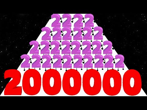 Scale Number Runner (vs) Count Stick Man 3D - Level Up Number (Freeplay, Max Level) Mobile Game