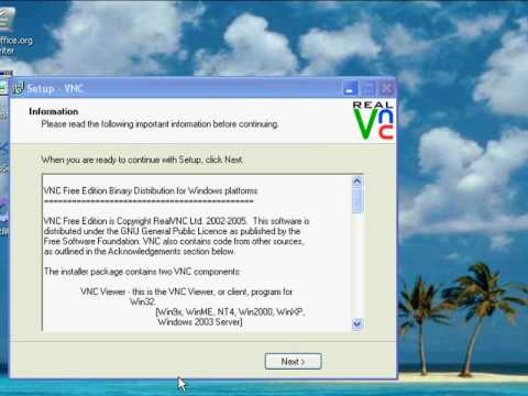 comment installer vnc