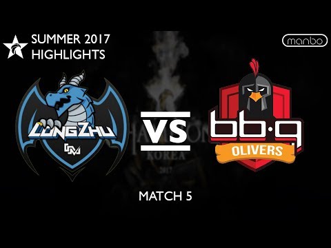 LZ vs BBQ Game 3 Highlights LCK Summer 2017 Longzhu Gaming vs bbq OLIVERS LoL eSports