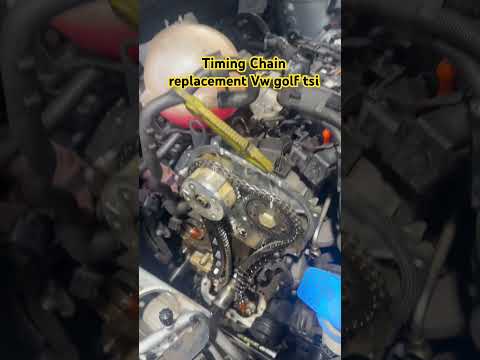 Vw golf Tsi timing chain replacement #australia #shorts #trending