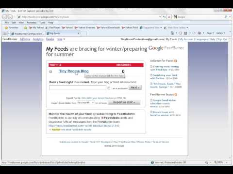 31. How to Redirect Your Defaut RSS Feed to Feedburner?