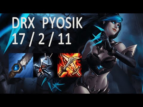 DRX Pyosik Evelyn vs Karthus  | Jungle | Challenger | Korea | 17/2/11 (KDA)
