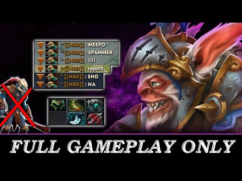 the game has just started, but Huskar NOT Mentally Prepared to meet MEEPO - Full Gameplay Meepo #260