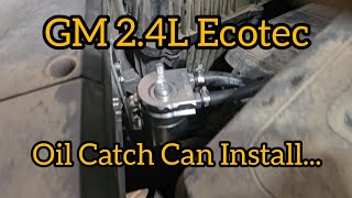 2010-2017 Chevy Equinox GMC Terrain 2.4L Ecotec- Oil Catch Can Install "Evil Energy" Fix PCV Issues