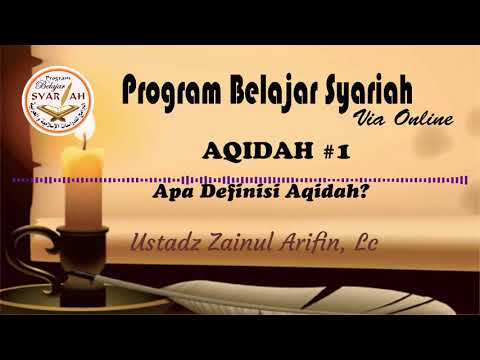 Definisi Aqidah (Aqidah #1)