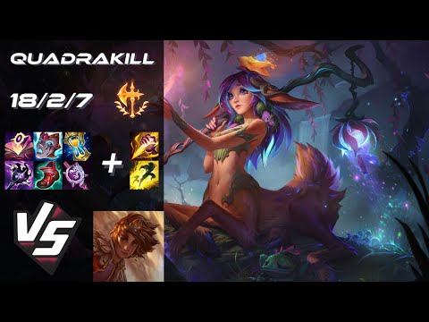 JUNGLE Lillia vs Taliyah [QUADRAKILL] - EU Grandmaster Patch 14.12