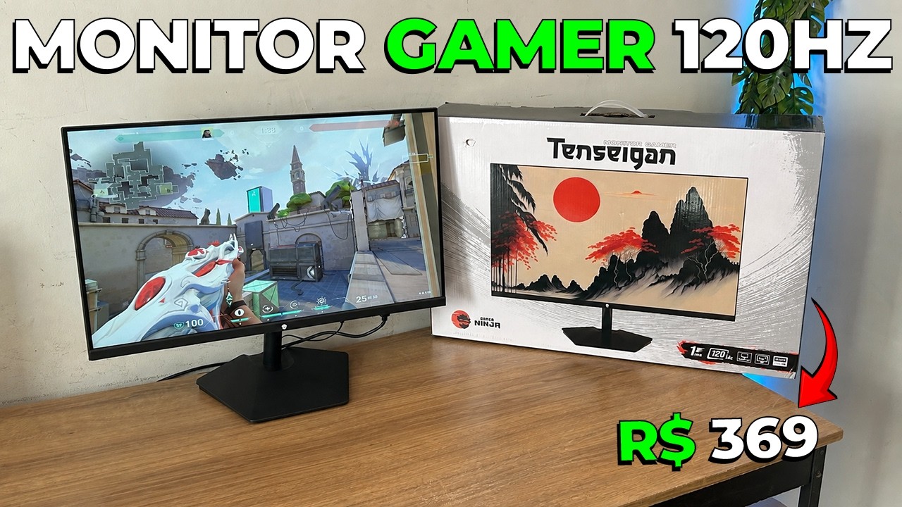 Miniatura da avaliação em vídeo de Monitor Acer EK251Q Gbi 24.5 Polegadas IPS FHD 120Hz