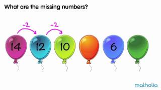 Number Patterns – Missing Numbers