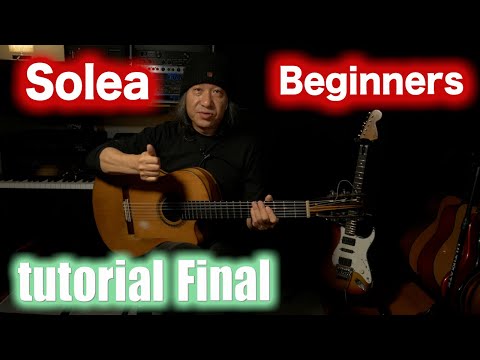 Solea Exercise for Super Beginners Tutorial Final [Flamenco Guitar Lesson] Spanish Guitar