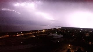 preview picture of video 'DJI Phantom 2 Vision plus in a Lightning Storm'