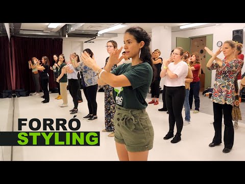 Arm Styling for forro dancers - Pamela Barron at the Forró New York Weekend (workshop excerpt)