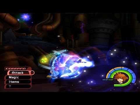 Kingdom Hearts Sora VS Riku + cutscenes HD running on PCSX2 1.3.0