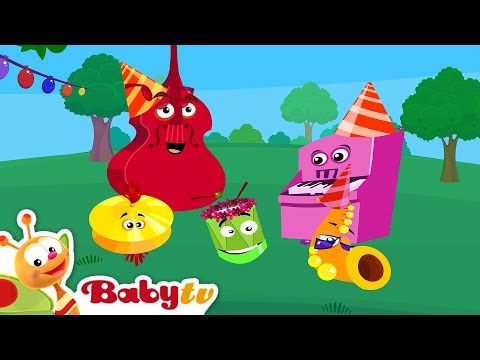 Drum's Birthday Party in the Park 🎉🥁 | Musical Instruments for Kids | Full Episode @BabyTV