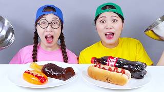 Download lagu Real Food VS Jelly Chocolate Food Challenge DONA mp3