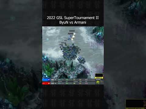 GSL Super Tournament 2022 Season 2 - ByuN vs Armani Part 13 #shorts #starcraft #starcraft2