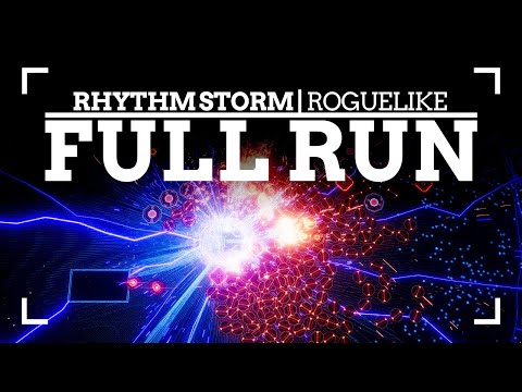 Un ROGUELIKE RÍTMICO Multibuild Sobresaliente | RHYTHM STORM - FULL RUN 🎮💪