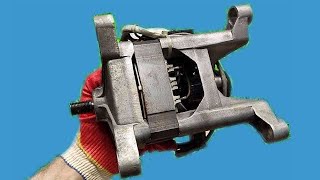 Brilliant idea using an motor from a washing machine