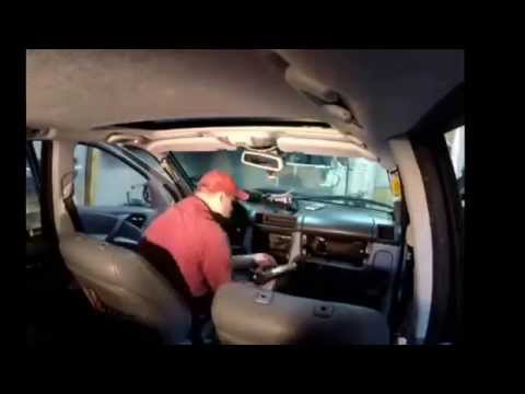 163 Mercedes ML Dash removal. Climate control repair.